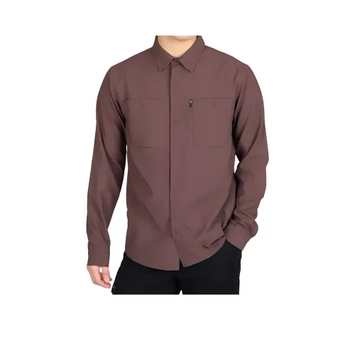 MOUNTAIN HARDWEAR Рубашка Мужская Коричневая Красная