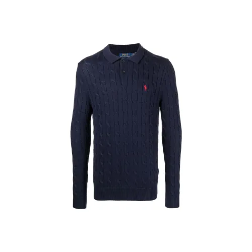 Polo Ralph Lauren FW22 Свитер Мужской Темно-синий