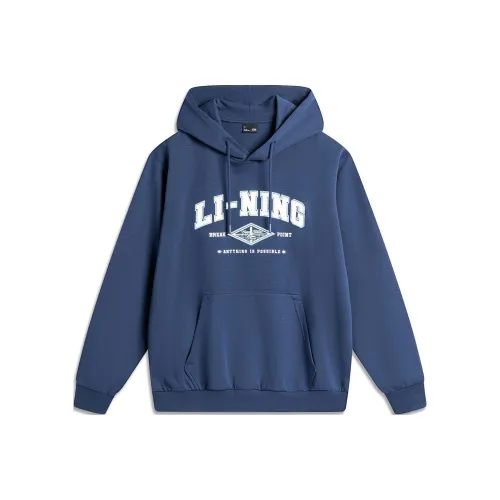 LINING Sports Life Collection Толстовка Мужская Темно-Прусский Синий