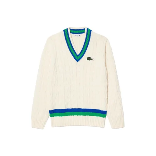 LACOSTE Белый Унисекс Свитеры