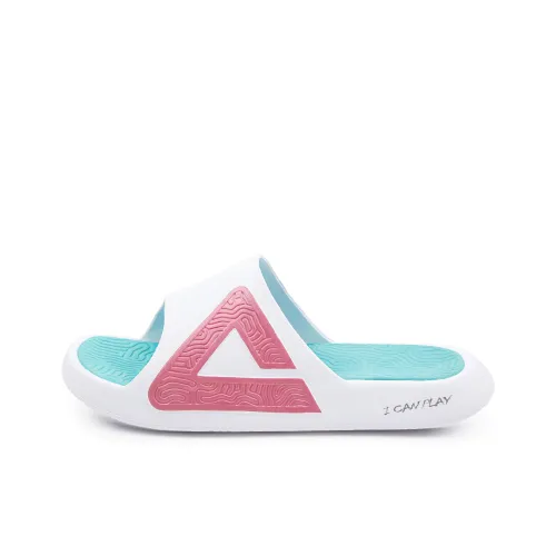 PEAK Tai Ji1,0 EVA Тихий Устойчивый к абразиву Амортизирующие Слипоны Мужские Белый Красный