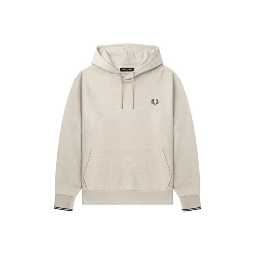 FRED PERRY Бежевый Мужской Свитшот