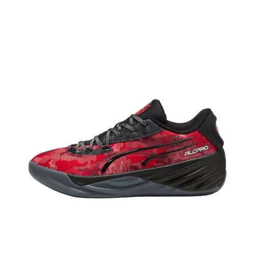 PUMA All Pro Nitro DA Баскетбольные кроссовки Низкий Топ Красный Мужской