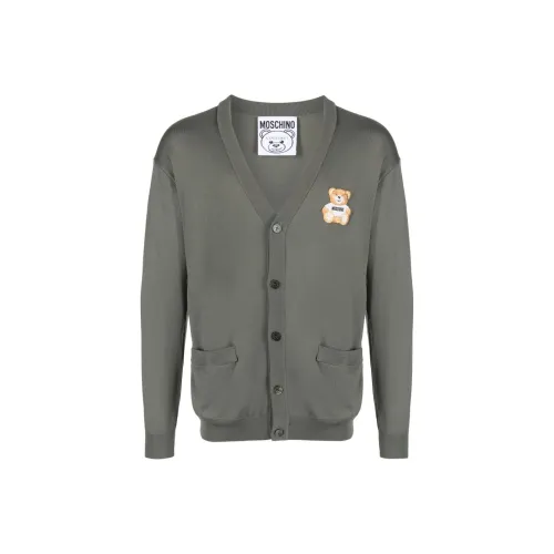 MOSCHINO Свитер Мужской Мшисто-зеленый