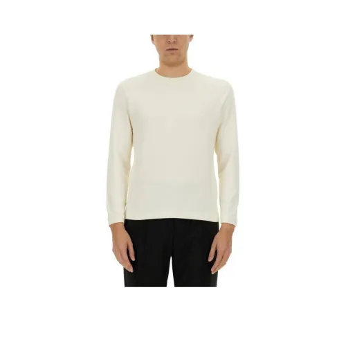 THEORY Белый Мужской Свитшот