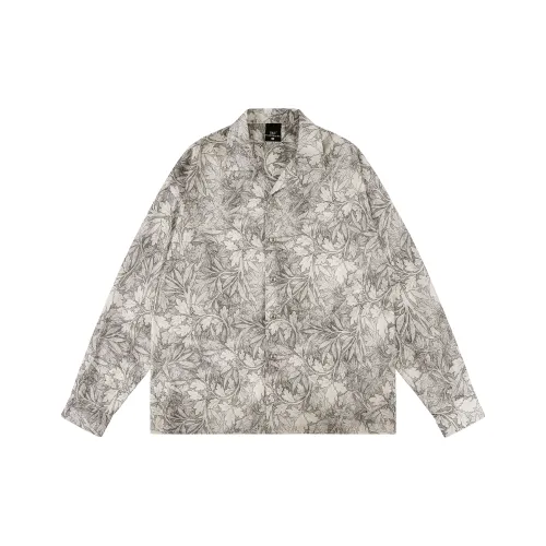 PILOTDRAGON P D 24FW Длинный рукав Рубашка Унисекс Светлый Серый