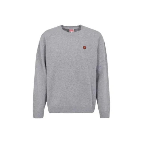 KENZO Boke Flower Series Пыльно-серый Мужской Свитеры