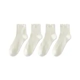 4 шт [Комбо 1] Полностью Маленький цветок + Вертикальная Волна + Цветочные Полосы + Точечные Полосы