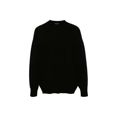 Balenciaga SS24 Свитер Свободный крой Мужской Черный