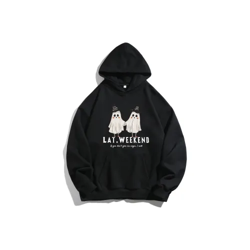 LA'T.WEEKEND С капюшоном Беспроводная Толстовка Унисекс