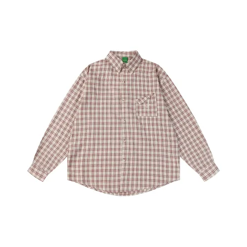 Michael Rock Рубашка Мужская Красная Клетка