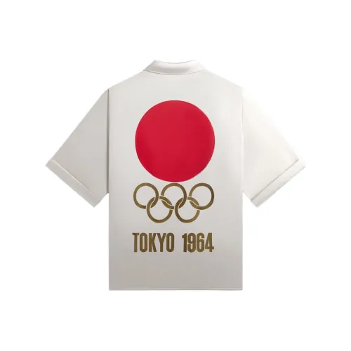 KITH Olympics Heritage SS24 Рубашка Унисекс Красная Белая