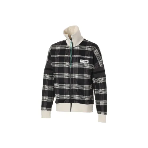 PUMA XTG Черный Белый Клетка Мужской Трикотаж