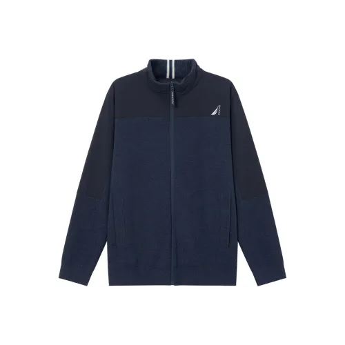 NAUTICA Свитер Мужской Темно-Озерно-Синий