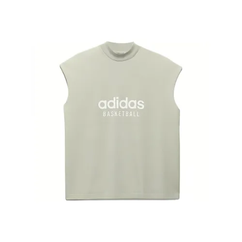 Adidas Originals THE 2023 COLLECTION Майка Унисекс Halo Зеленый