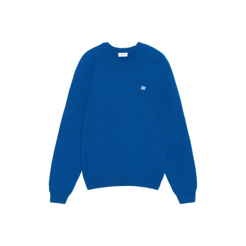 CELINE DYSFUNCTIONAL BAUHAUS Мужские коллекции FW22 Кашемир Свитер Мужской Королевский синий