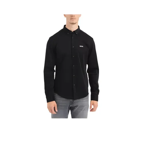 Hugo Boss Мужские Черные Рубашки