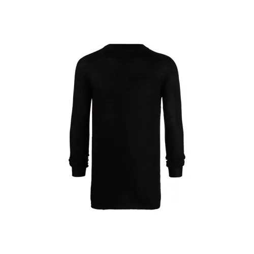 RICK OWENS совместный бренд Черные Мужские Кашемировые Свитера