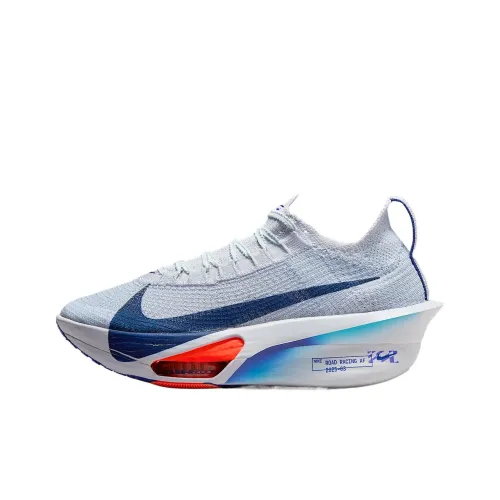 Nike Air Zoom Alphafly Next% 3 Дышащий Покрытие Низкий Топ Марафон Беговые кроссовки Женские Синий
