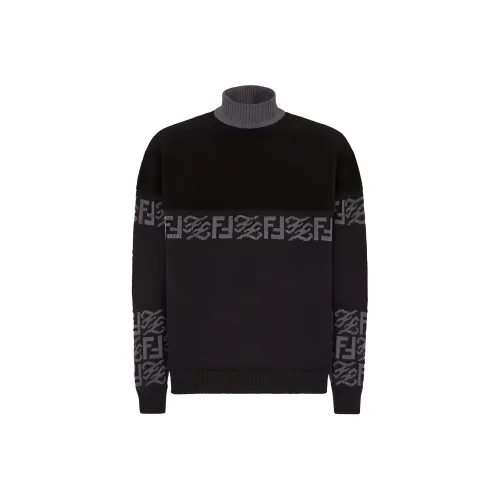 Fendi Черные Мужские Свитера