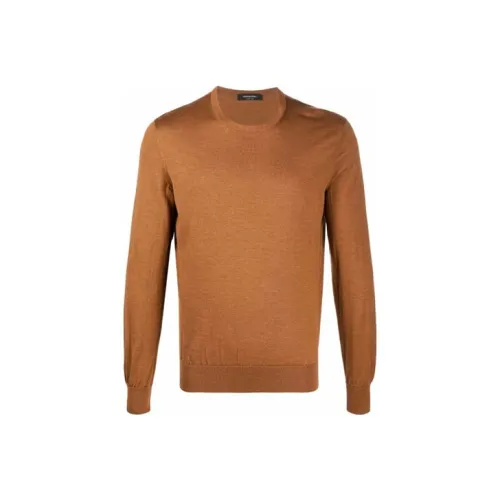 Ermenegildo Zegna Умбра Мужские кашемировые свитеры