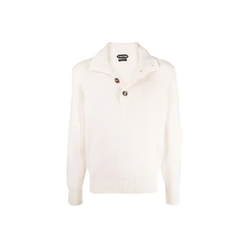 TOM FORD Светло-янтарный Мужской Свитеры