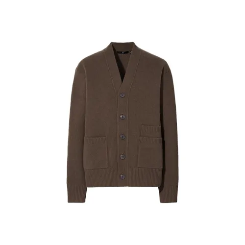 UNIQLO Jil Sander Collaboration Свитер Мужской Темно-Кофейный