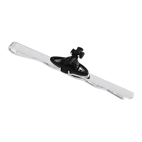 Vivienne Westwood Металл Латунь Галстук Заколка Мужской Серебряный