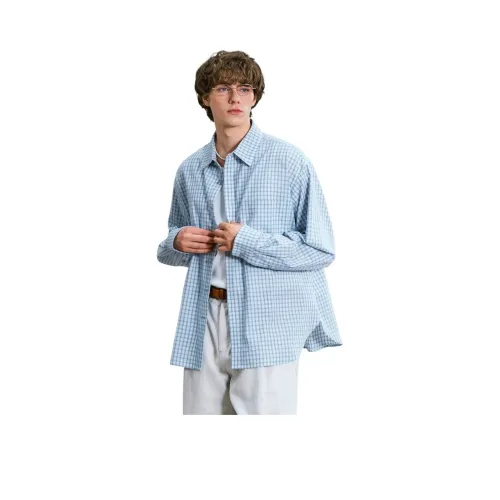 Lilbetter Blue Men's Shirts Лилбеттер Синие Мужские Рубашки
