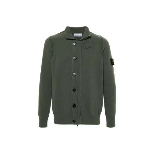 STONE ISLAND Свитер Мужской Зеленый