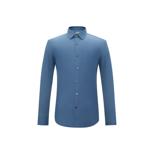 JODOLL Озерно-голубой Мужские Рубашки
