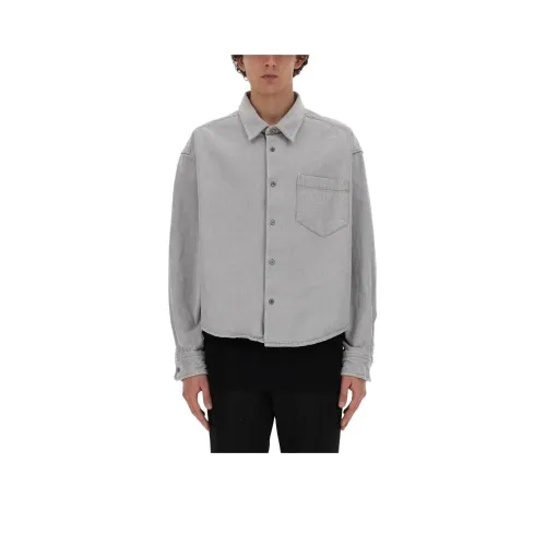 AMIPARIS Серые Мужские Рубашки