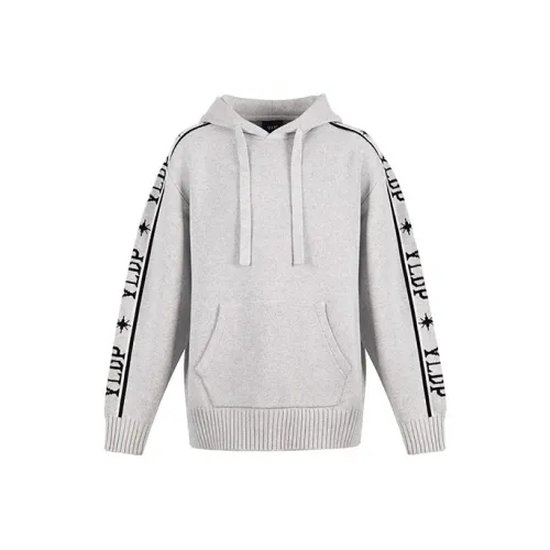 YLDP Светло-серый унисекс свитеры