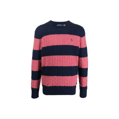 Polo Ralph Lauren FW22 Кашемировый свитер мужской многоцветный