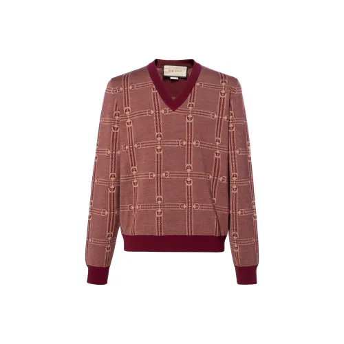 Gucci Red Мужские Свитера