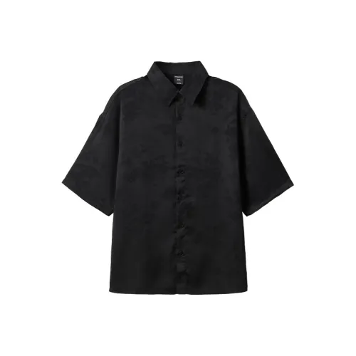 WAYNEXZAVIER Мужские Черные Рубашки