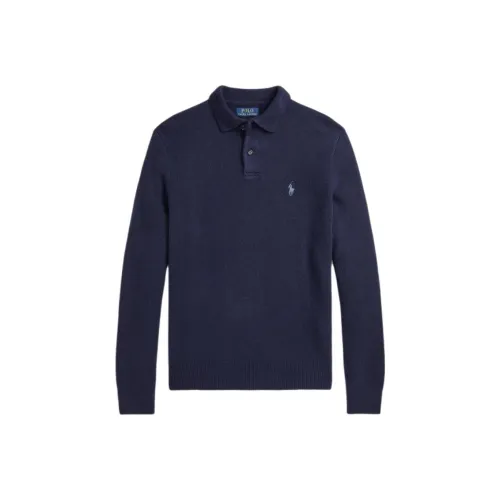 Polo Ralph Lauren FW24 Свитер Мужской Hunter Темно-синий