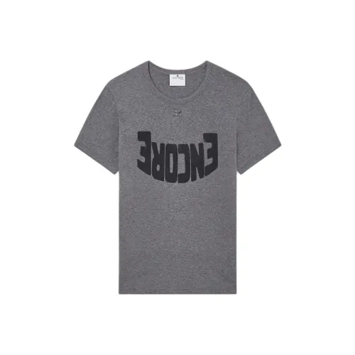 COURREGES T Рубашка Мужская Heather GREY Черный Темно-Серый Черный