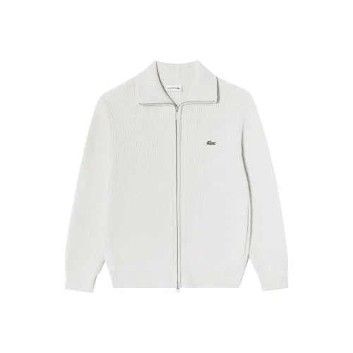 Свитеры для мужчин серого цвета с коллаборацией LACOSTE