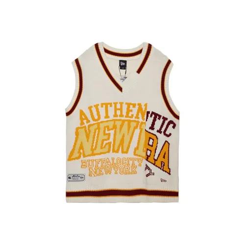 New Era Майка Унисекс Айвори Белый