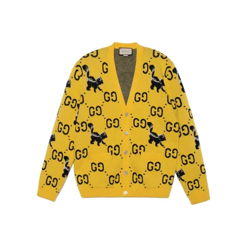 GUCCI FW22 Трикотаж Мужской Желтый