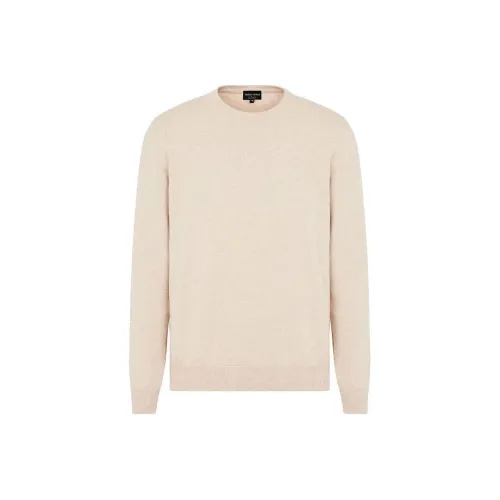 GIORGIO ARMANI Хаки Мужские кашемировые свитеры