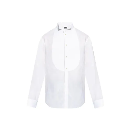 GIORGIO ARMANI SS24 Рубашка Мужская Белая