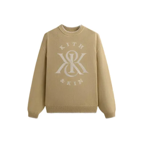 Kith Бежево-желтые Мужские Свитера