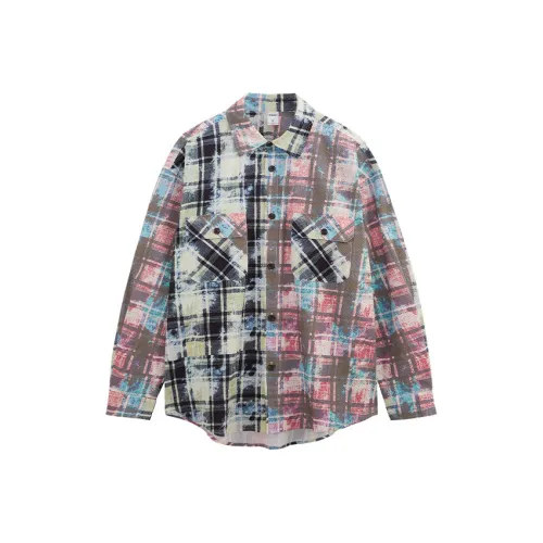 M MAICCO Черный Розовый Цветовой блок Мужская Рубашка