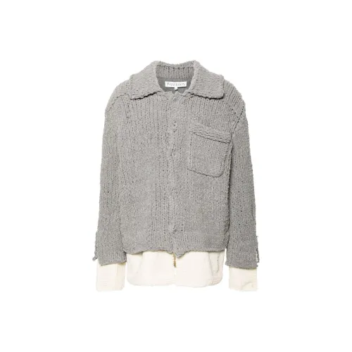 JW Anderson Серые Мужские Свитера