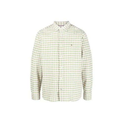 Tommy Hilfiger Рубашка Мужская Зеленая