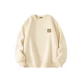 [Heavyweight Fleece-Lined] Светлый Бежевый (Теплый Коричневый Логотип Улыбки на Груди)