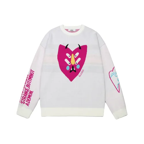 Guuka Белый Унисекс Свитеры