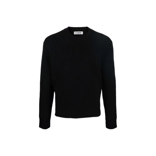 JIL SANDER Черные Мужские Свитера